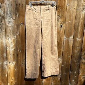 Gap Stretch Tan Wide-Leg Trousers